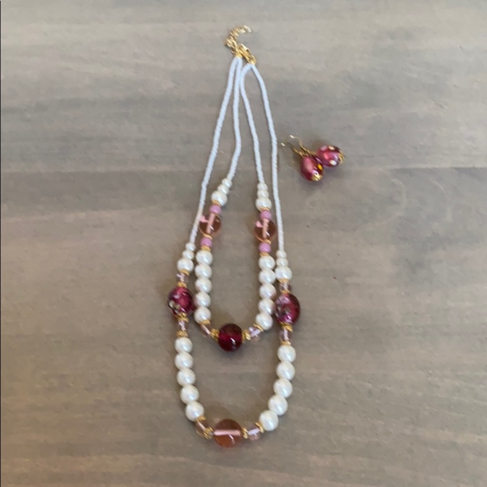 Necklace and Earrings
